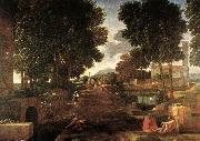 A Roman Road 1648 Oil on canvas Poussin